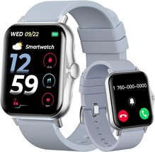 Smart Watch for Men Women Compatible with iPhone Samsung Android Phone 1.85&quot; sq - £48.24 GBP