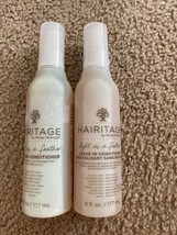 (2) Hairitage Light As A Feather Color Protection Leave-In Conditioner, 6 Fl Oz - £13.78 GBP