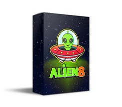 Alien8 - Fun Card Game for Kids, Tweens &amp; Families. Excellent Way to Practice Ba - £5.69 GBP