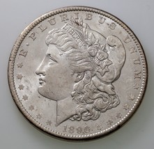 1890 Silver Morgan Dollar in Choice BU Condition, Excellent Eye Appeal - £80.36 GBP