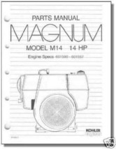 TP-2231-C New Parts Manual For M14 Kohler Engine - £8.35 GBP