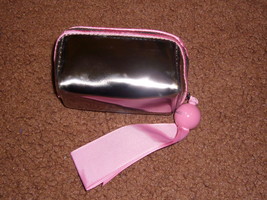 Mac Cosmetics Clutch Mini Pink Silver Bag - House Of Mirth - $9.99