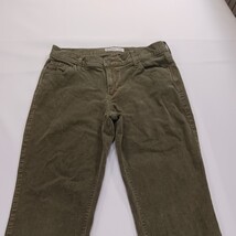 Old Navy RN#54023 Women’s Green Corduroy Cotton Blend Trouser Pants Sz 6 (28×29) image 11