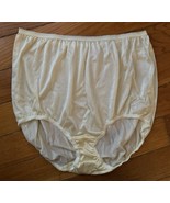 Vtg Panties Shiny Granny Brief Satin Nylon 9 Plus Underscore Sissy Paste... - $508.33 MXN