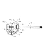 WORM GEAR MTD CRAFTSMAN TROY BILT 717-0528 917-0528A - $61.74 CAD