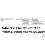 TUNE UP KIT ECHO ES 210 PE 200 230 231 265 90050 90074 - $13.31
