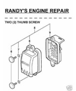air CLEANER LID ASSY p021014430 Echo BACKPACK blower - $12.43
