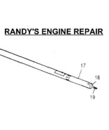 FLEXIBLE DRIVE SHAFT MCCULLOCH craftsman mc-9111-332605 - $31.47 CAD