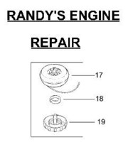 TRIMMER HEAD Poulan WEED EATER TE475 TE475Y 31WG PP117 - $15.95