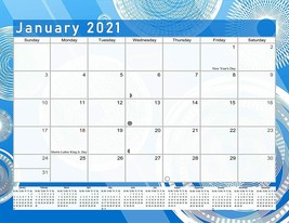 2021 Monthly Magnetic/Desk Calendar - 12 Months  - (Edition #02) - £10.27 GBP