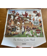OU Barry Switzer Center Mural Poster Set #1-3 Oklahoma Sooners Conoco Co... - $1,706.68 MXN