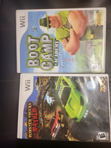 Lot Of 2 Nintendo Wii Game Monster Trucks Mayhem + Boot Camp Academy / Complete - £6.18 GBP