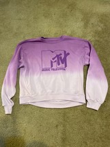 Juniors MTV Music Television Tye Dye Pullover SWEATSHIRT Sweater Fashion XL - £14.90 GBP