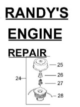 SPOOL &amp; Knob 952711551 POULAN WEED EATER CRAFTSMAN  - $9.29