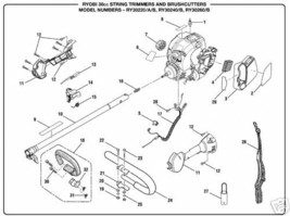 Throttle Wire &amp; Lead Part Ryobi Trimmer Blower Pruner - £7.30 GBP