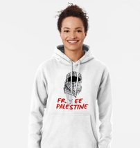 Palestine keffiyeh scarf Kufiya Shemagh herbawi hoodie kufia style - £43.49 GBP