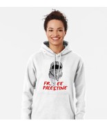 Palestine keffiyeh scarf Kufiya Shemagh herbawi hoodie kufia style - $55.00