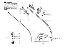 Head Trimmer Assembly 4 Poulan &amp; Weed Eater 952701666 - $22.99