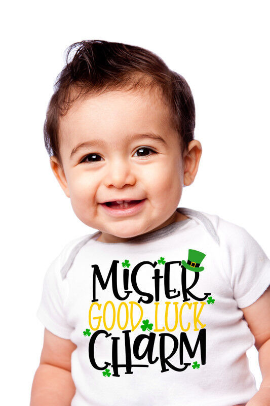 Mister Good Luck Charm Shirt, St Patricks Day Shirt for Boys, Good Luck Charm