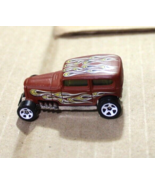 HOT WHEELS 2001 MIDNIGHT OTTO BROWN WITH FLAMES Maylasia - £6.17 GBP