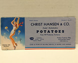 1940&#39;s Zoe Mozert Pin-Up Blotter Card Brown &amp; Bigelow - $11.83