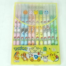 Pokemon Evolution Picachu Raichu Charmander Gel Pens Lot Of 12 Gel Pens ... - $19.79