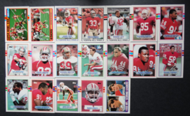 1989 Topps San Francisco 49ers Team Set of 19 Football Cards - £14.10 GBP
