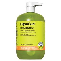 DevaCurl CurlHeights Volume &amp; Body Boost Cleanser 32oz - £57.34 GBP