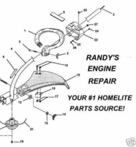 FLEXIBLE DRIVE SHAFT 07486 HOMELITE MODELS LISTED  - £11.90 GBP