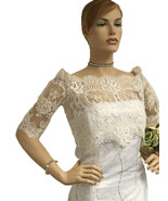 Sheer Ivory Bridal Lace Crop Top - $49.99