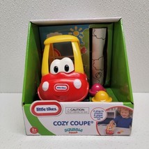 Little Tikes Cozy Coupe Scribble Squad Red Yellow Car 4 Plug-In Crayons &amp; Paper - £42.45 GBP