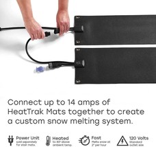 HeatTrak Heated Snow Melting Mats - Heated Outdoor Mats for Walkways - Electric - £249.99 GBP