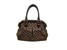 Louis Vuitton Trevi Pm Damier Ebene Canvas Double Top Handle Bag - £1,106.21 GBP