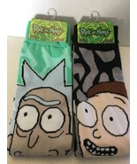 NEW Rick &amp; Morty 2 Pairs Unisex Crew Socks Shoe Size 6-12 - $18.88 CAD