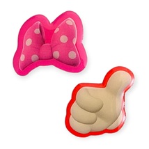 Mickey and Minnie Mouse Disney Carrefour Tiny Pins: Bow and Glove Access... - $29.90
