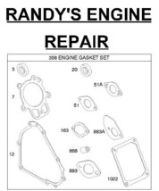 An item in the Home & Garden category: 695438 OEM BRIGGS & STRATTON OVERHAUL GASKET KIT W/SEAL