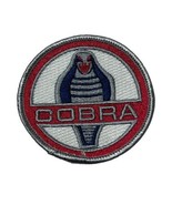 Vintage 90s Patch - Shelby Cobra 2.5&quot; Red &amp; Blue GT 500 G.T. 350 Mustang... - £19.25 GBP