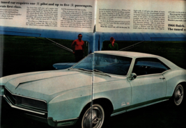 1966 Buick Riviera GS Gran Sport mid-size-mag car ad- &quot;requires 1 pilot&quot; e6 - £20.70 GBP