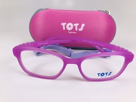 New TOTS Violet CLEVER Eyeglasses for KIDS 47mm with Case &amp; Strap - $44.50