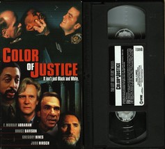 COLOR OF JUSTICE  F MURRAY ABRAHAMS VHS - £7.77 GBP