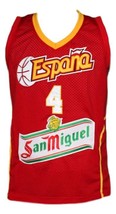 Pau Gasol Team Spain Espana Basketball Jersey New Sewn Red Any Size - £27.96 GBP+