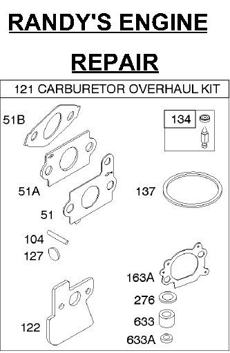 Float Hinge Pin + Carb bowl gasket BRIGGS &amp; STRATTON - $8.41