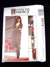 McCall&#39;s Pattern 2879 Misses/Miss Petite jacket top pants skirt Nancy Zieman - £3.78 GBP