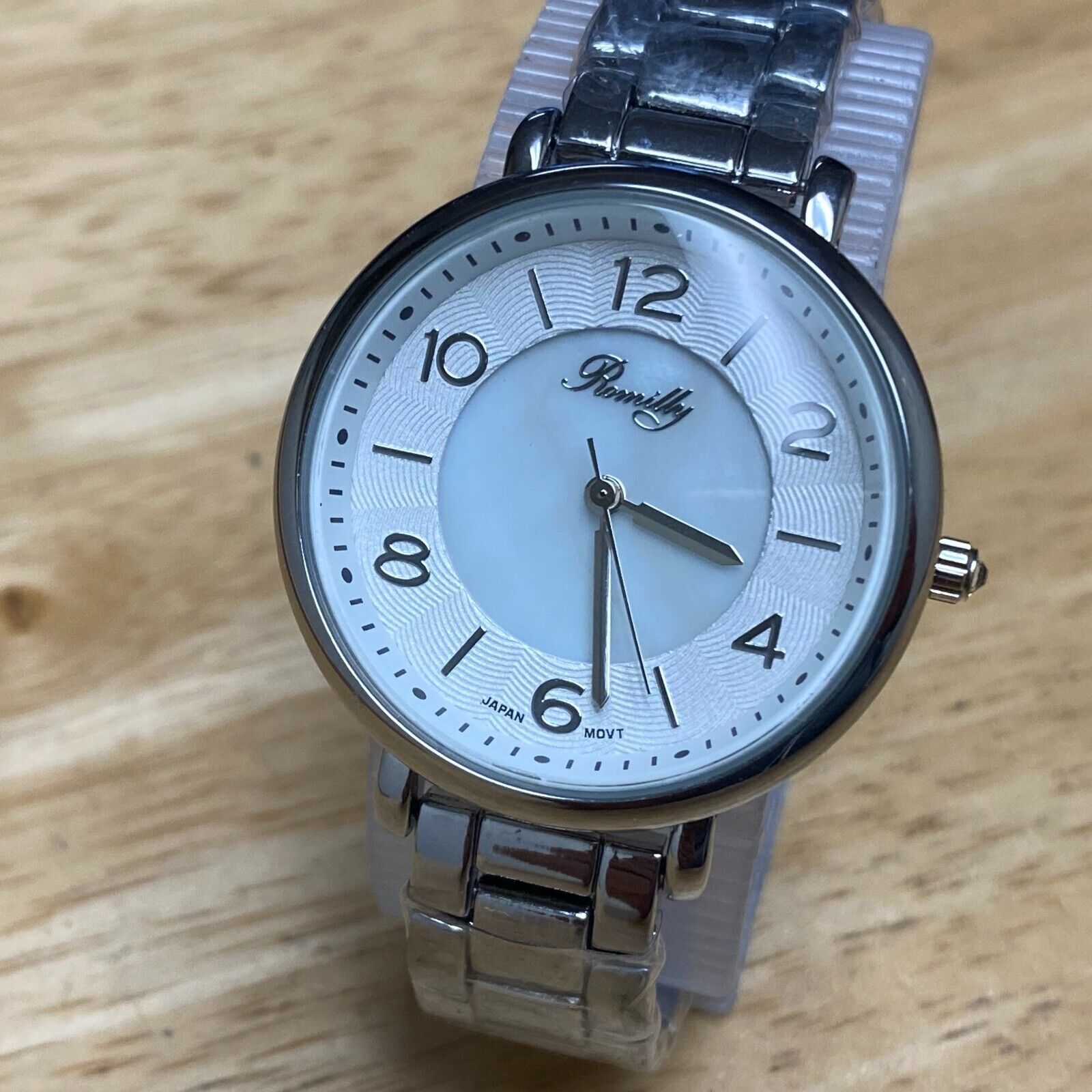 Unused Romilly Lady Silver Japan Movt MOP Dial Analog Quartz Watch~New B... - $9.97
