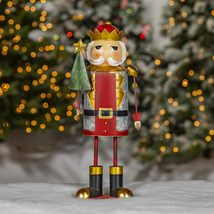 Zaer Ltd. Classic Christmas Nutcracker Galvanized Metal Old School Christmas Fig - £82.16 GBP+