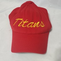 Titans red with yellow embroidery Flexfit Yopoong - $11.88