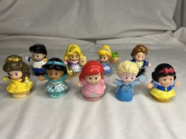 Fisher Price Disney Princess &amp; Prince Little People Lot of 9 Belle Jasmi... - $19.80