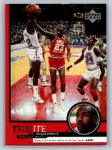 1999 Upper Deck Tribute to Michael Jordan #4 (All-Star starter 2/8/87) - £2.76 GBP