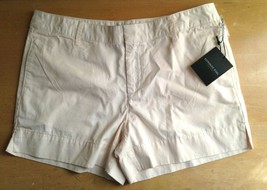 NWT LONDON FOG Light Off-White Peach 100% Cotton Summer Shorts 8 $48 - £21.75 GBP