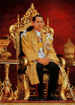 King of Thailand Giclee Printed on Canvas comes beautifuly Framed - £147.54 GBP